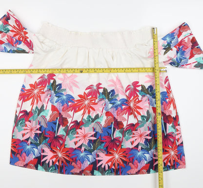 Womens UK Size 14 Marks and Spencer Multicoloured Tunic Blouse