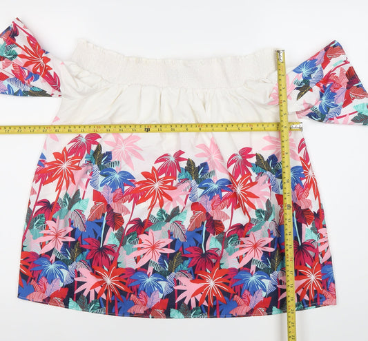 Womens UK Size 14 Marks and Spencer Multicoloured Tunic Blouse