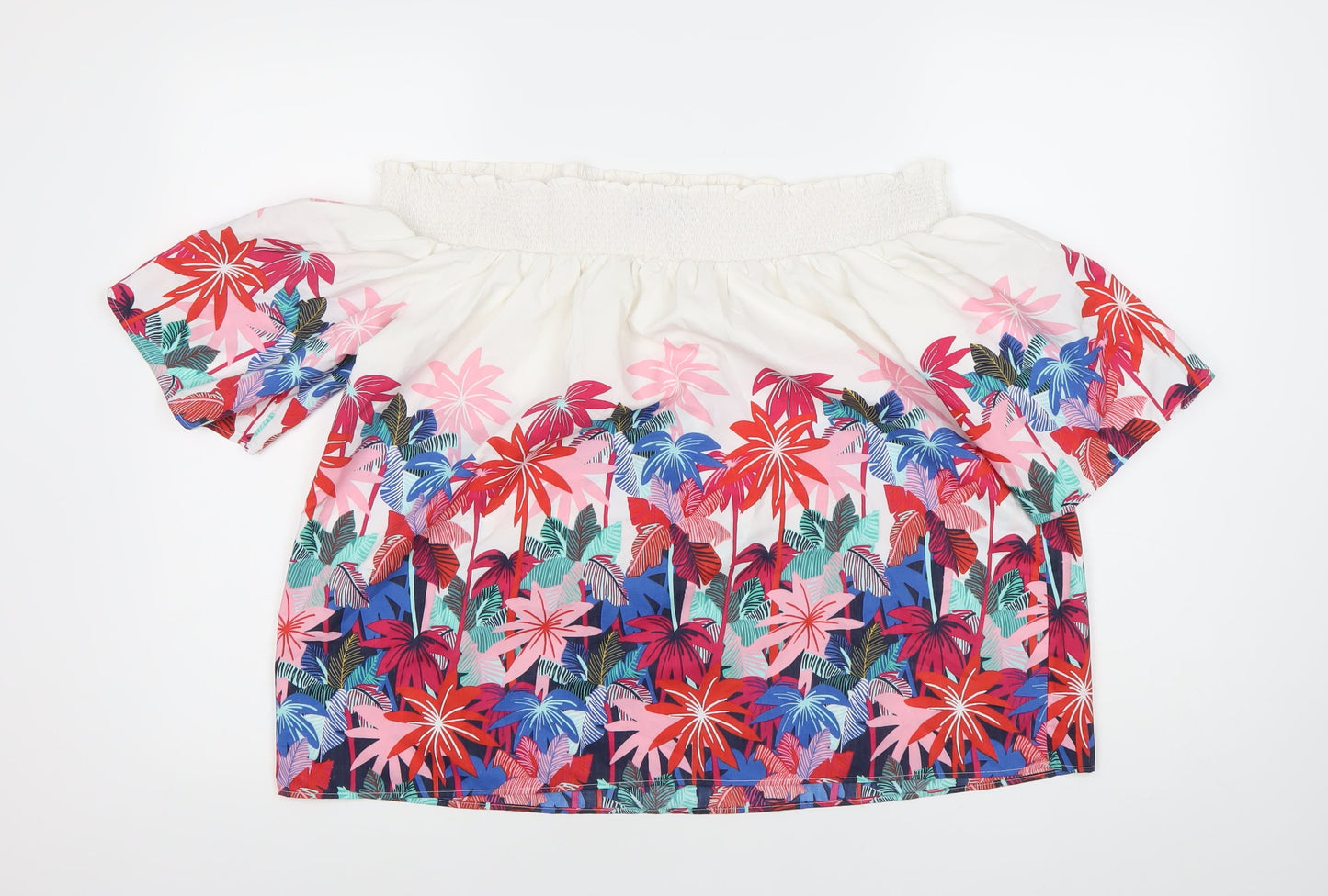 Womens UK Size 14 Marks and Spencer Multicoloured Tunic Blouse