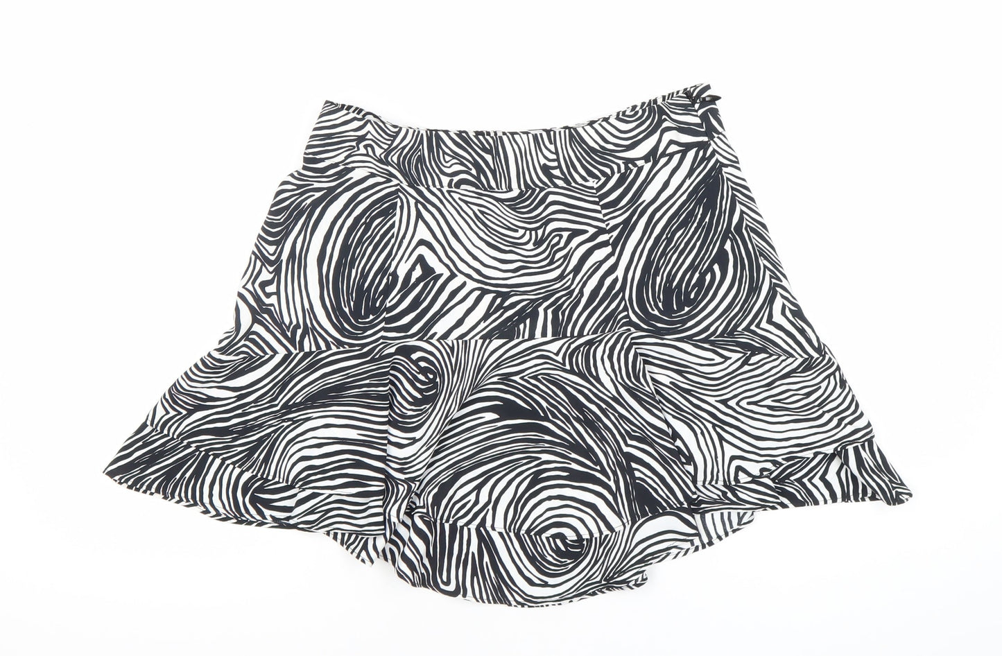 Womens UK Size 12 Topshop Flare Chiffon Skirt