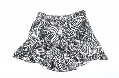 Womens UK Size 12 Topshop Flare Chiffon Skirt