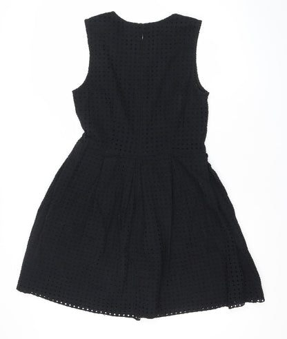 Gap Women’s Black Knee Length Fit & Flare Dress Size 8 Sleeveless
