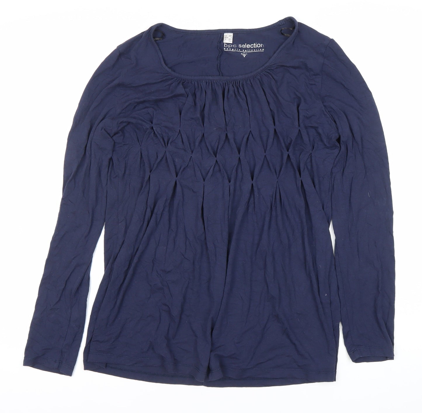 Womens UK Size 12 bpc selection Blue Tunic Blouse