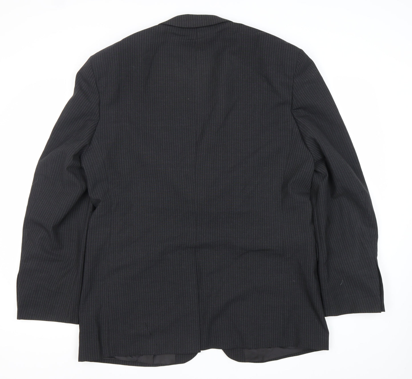 Burton Menswear Black Pinstripe Men’s 42 Blazer Jacket Classic Formal