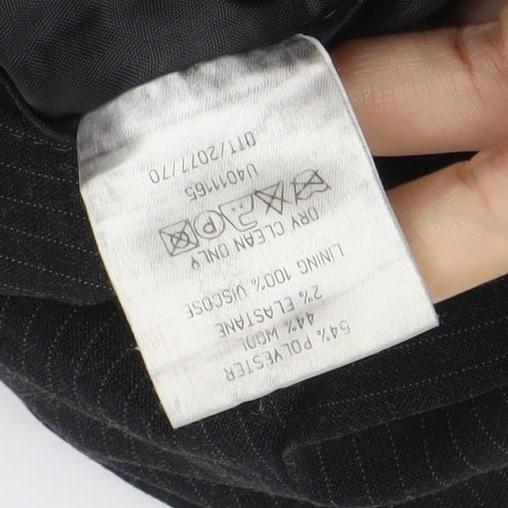 Burton Menswear Black Pinstripe Men’s 42 Blazer Jacket Classic Formal