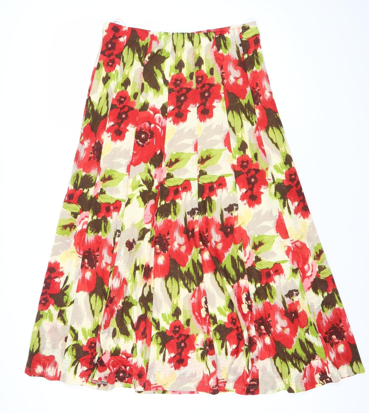 Marks and Spencer Women’s Multicoloured Floral A-Line Skirt Size 12