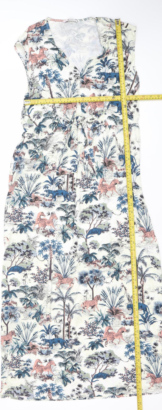 Tu Women’s Multicoloured Animal Print Bodycon Dress Size 16