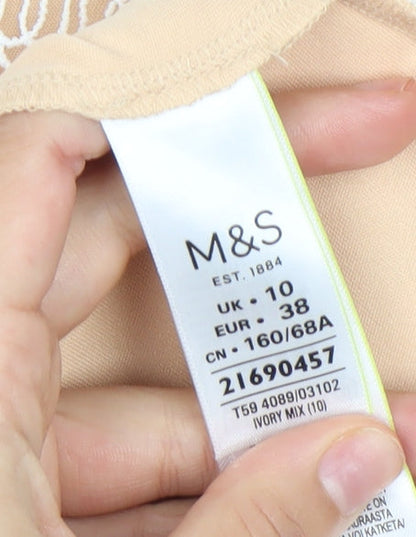 Marks and Spencer Women’s Ivory A-Line Lace Skirt Size 10