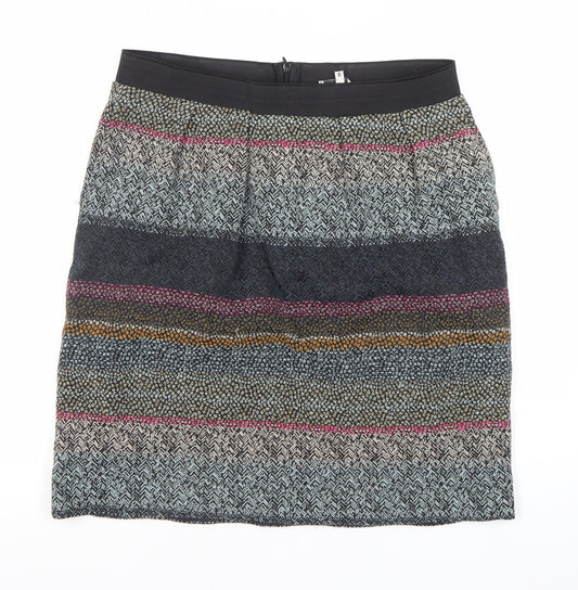 Noa Noa Women’s Multicoloured Tweed Knee Length Skirt UK 10