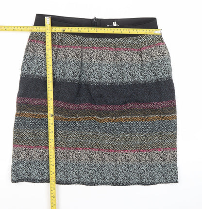 Noa Noa Women’s Multicoloured Tweed Knee Length Skirt UK 10