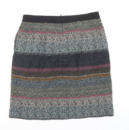 Noa Noa Women’s Multicoloured Tweed Knee Length Skirt UK 10