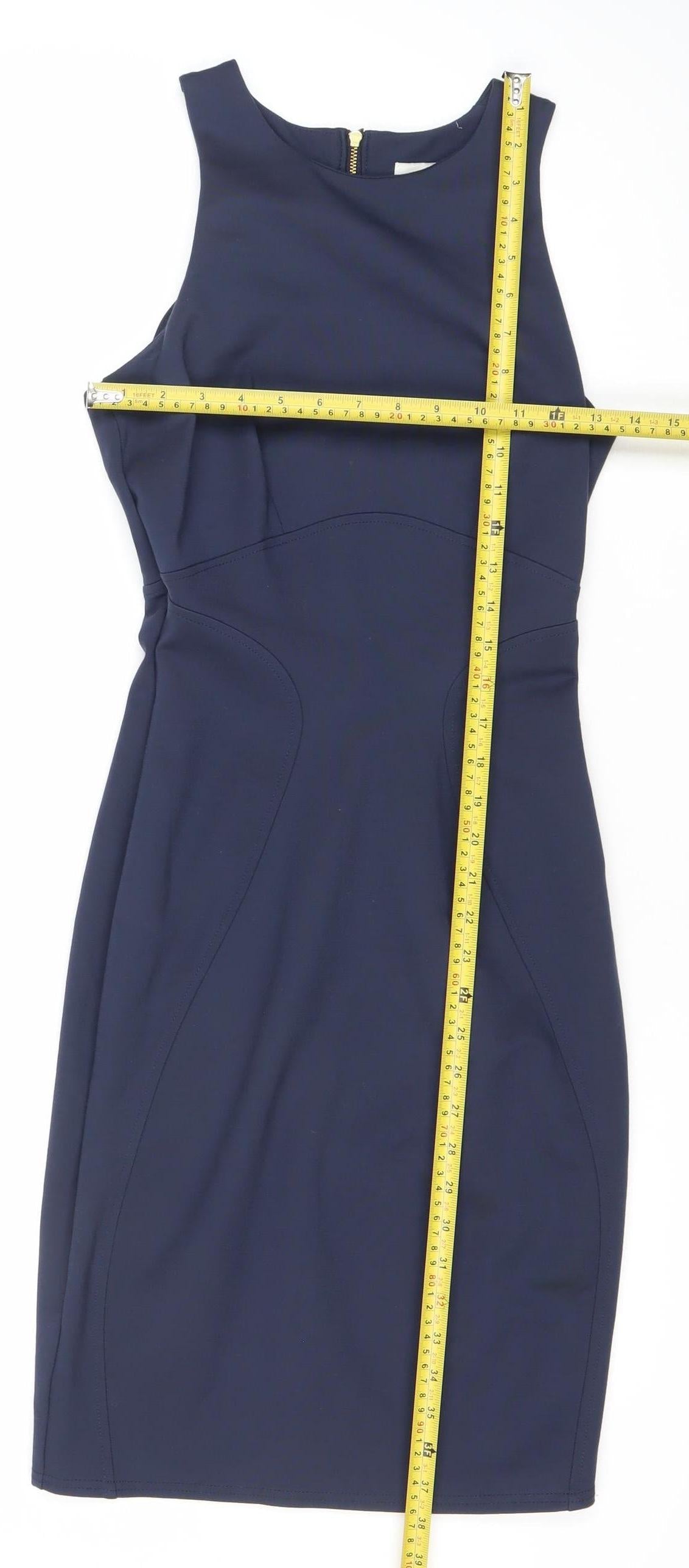 Almari Women’s Blue Bodycon Knee Length Dress Size 10