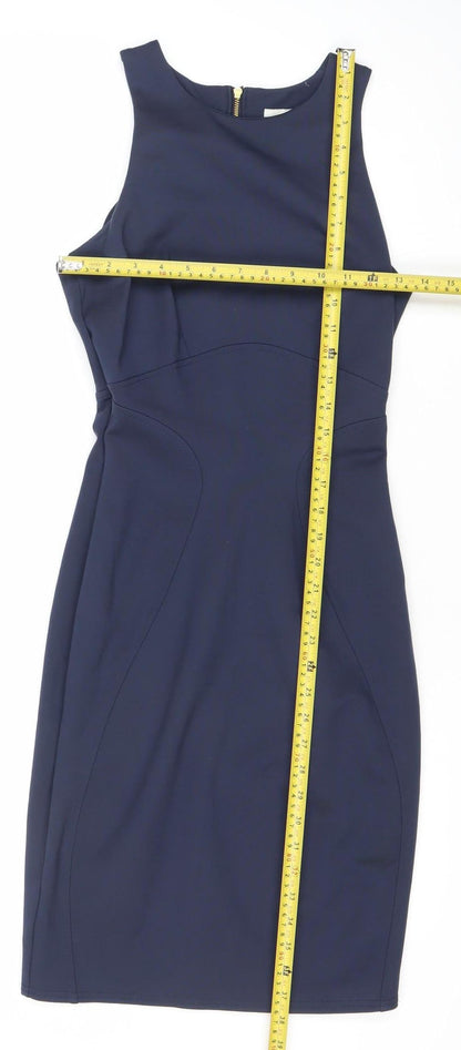 Almari Women’s Blue Bodycon Knee Length Dress Size 10