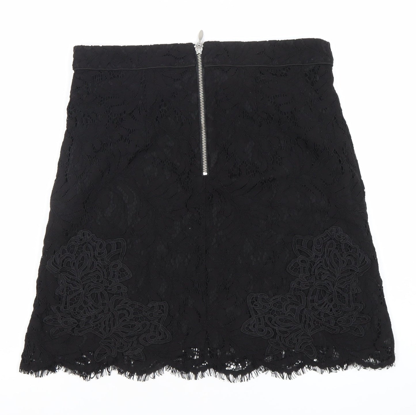 Coast Women Black Lace Pencil Skirt UK 12 Knee Length Formal Party