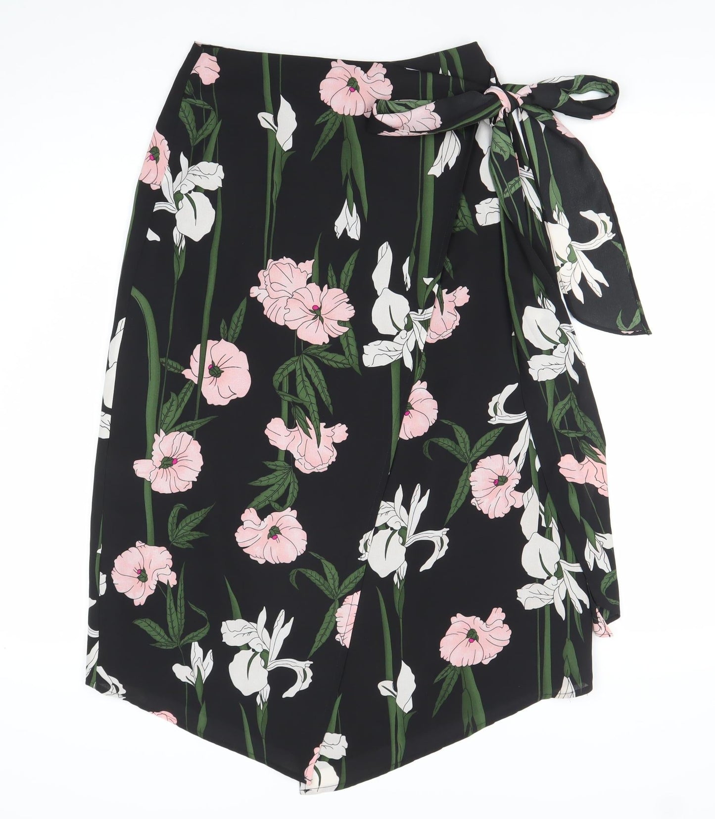 Womens UK Size 10 Warehouse Wrap Chiffon Skirt