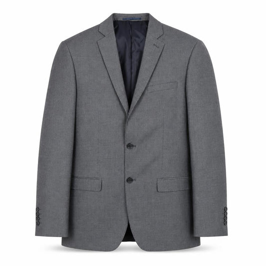 George Men’s Grey 38R Regular Fit Suit Jacket Blazer Formal