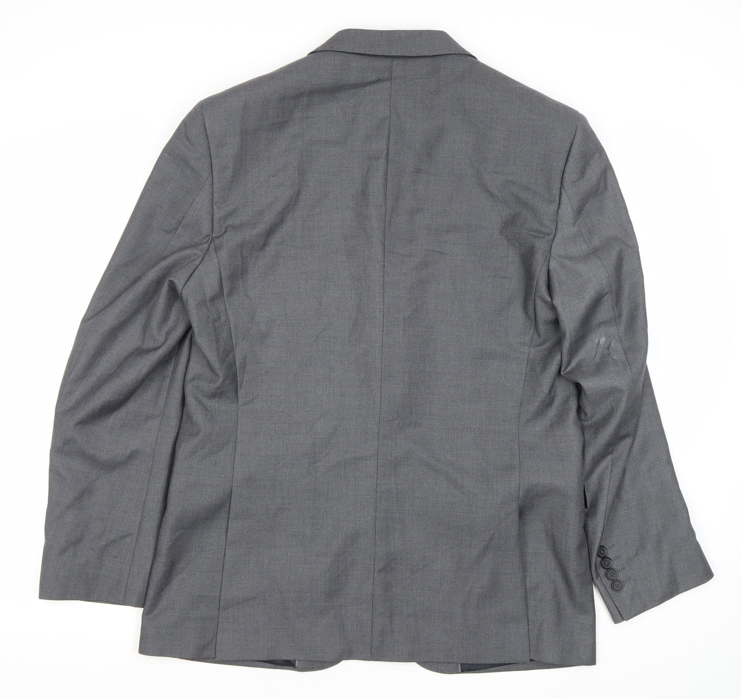 George Men’s Grey 38R Regular Fit Suit Jacket Blazer Formal