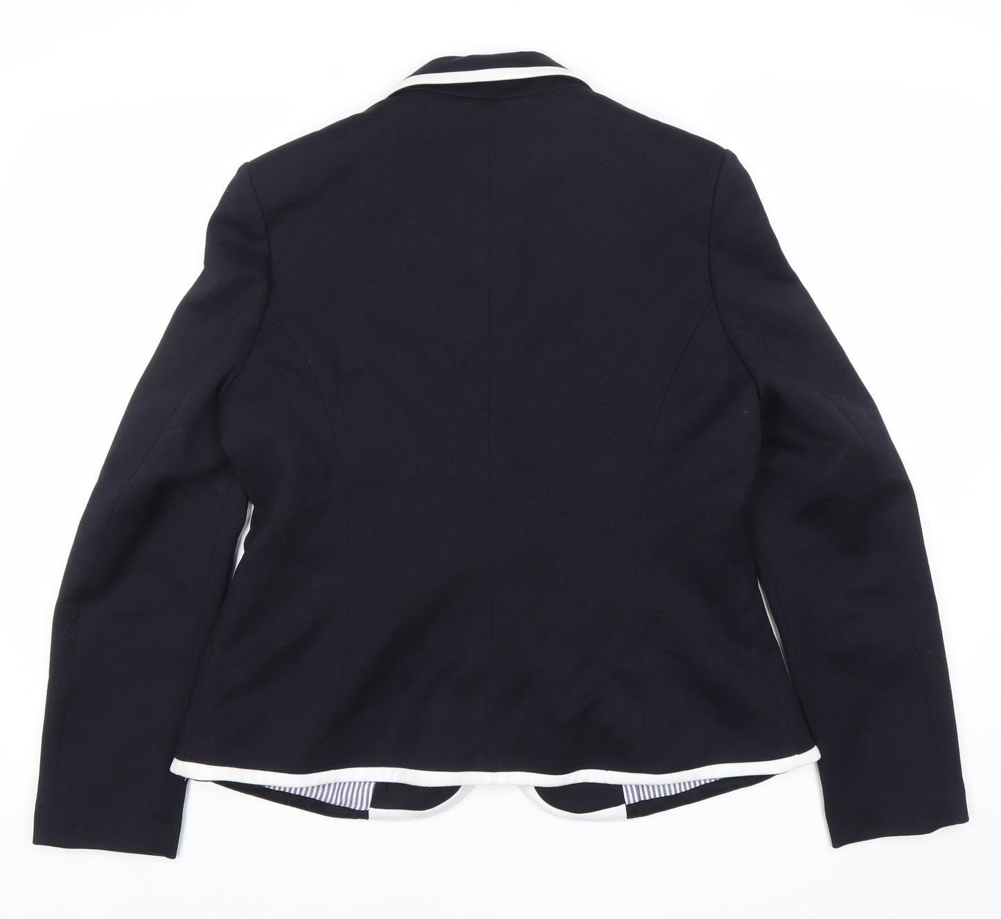 Soon Womens Black Blazer Size 14 Tailored One Button Jacket