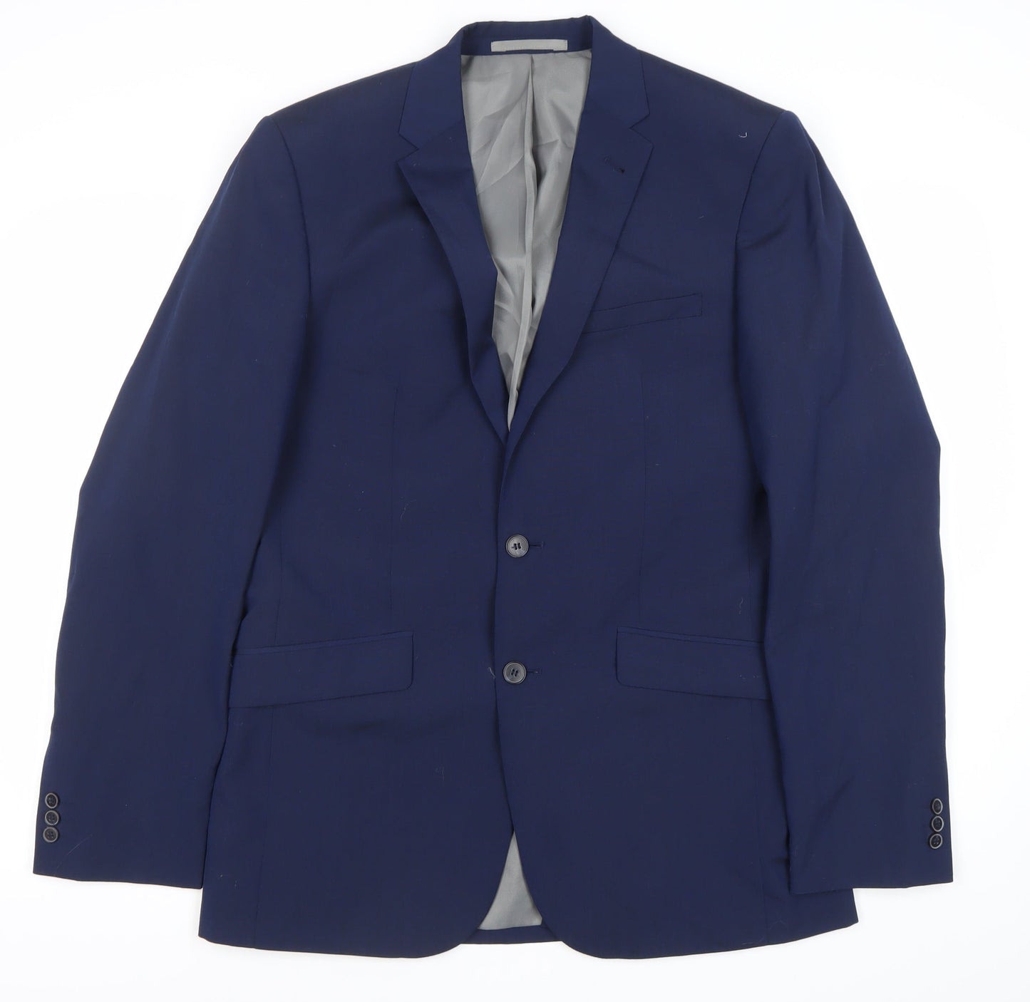 Taylor & Wright Men’s Blue 40L Wool Blend Suit Jacket Classic