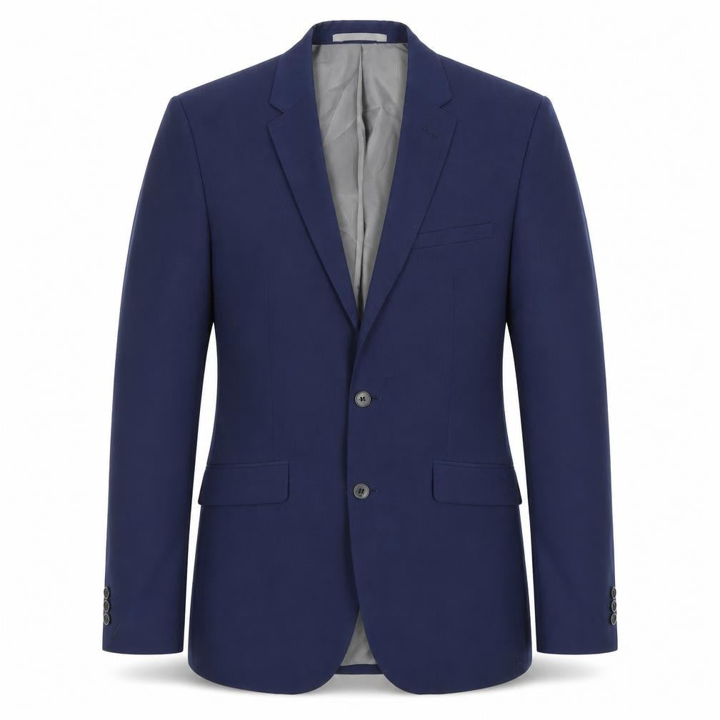 Front view of Taylor & Wright Men’s Blue 40L Wool Blend Suit Jacket Classic