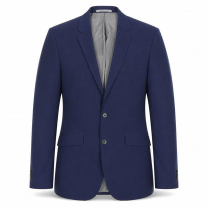 Front view of Taylor & Wright Men’s Blue 40L Wool Blend Suit Jacket Classic