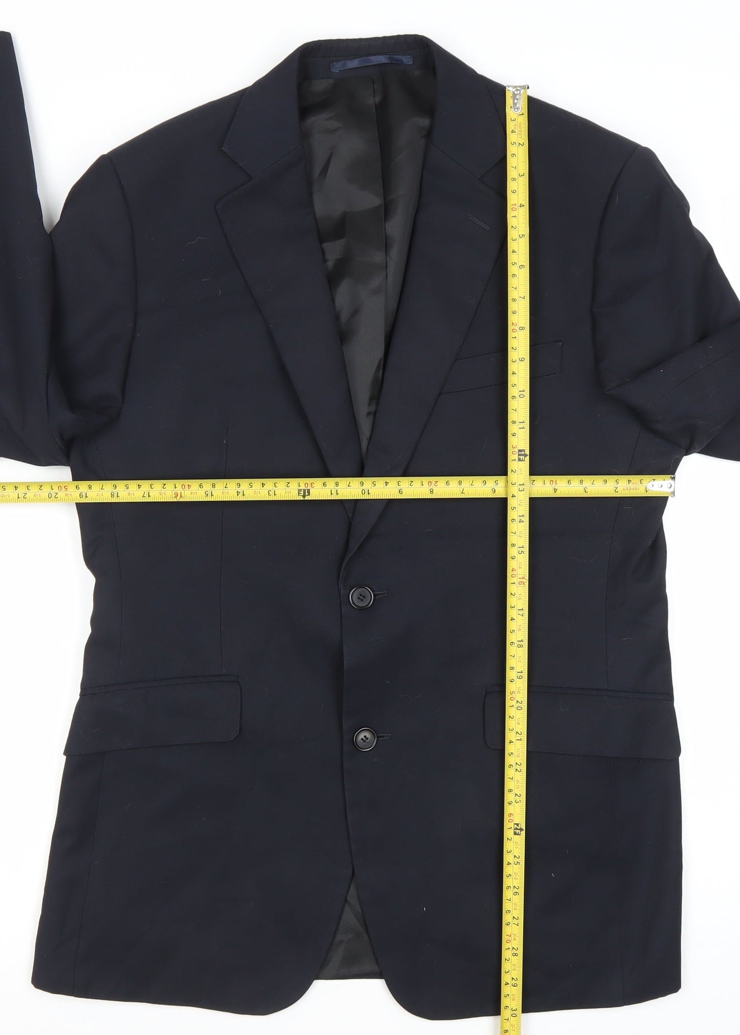Dehavilland Men’s Blue 38R Regular Fit Blazer Jacket