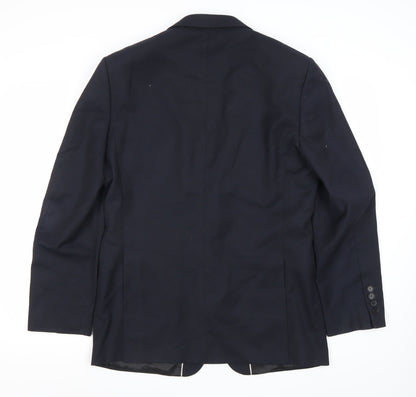 Dehavilland Men’s Blue 38R Regular Fit Blazer Jacket