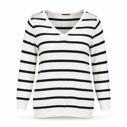 Womens UK Size S Wallis White Pullover Jumper