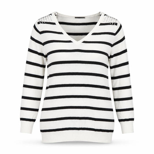 Womens UK Size S Wallis White Pullover Jumper