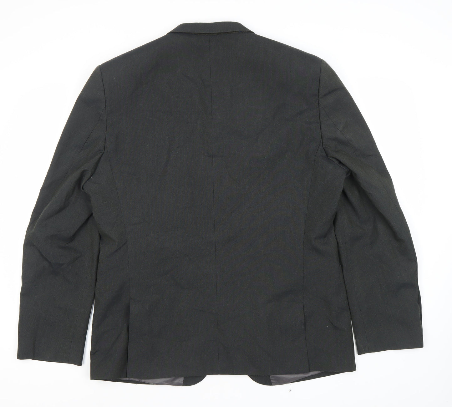 Next Men's Black Blazer Jacket Size 44 Regular Notch Lapel Two Button