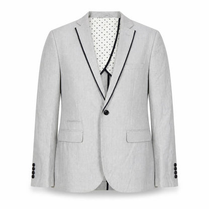Selected Homme Men's Grey Slim Fit Blazer Jacket Size 40 UK