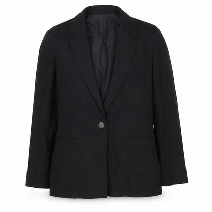 Cotton On Womens Black Blazer Jacket Size 8 Single Breasted Workwear