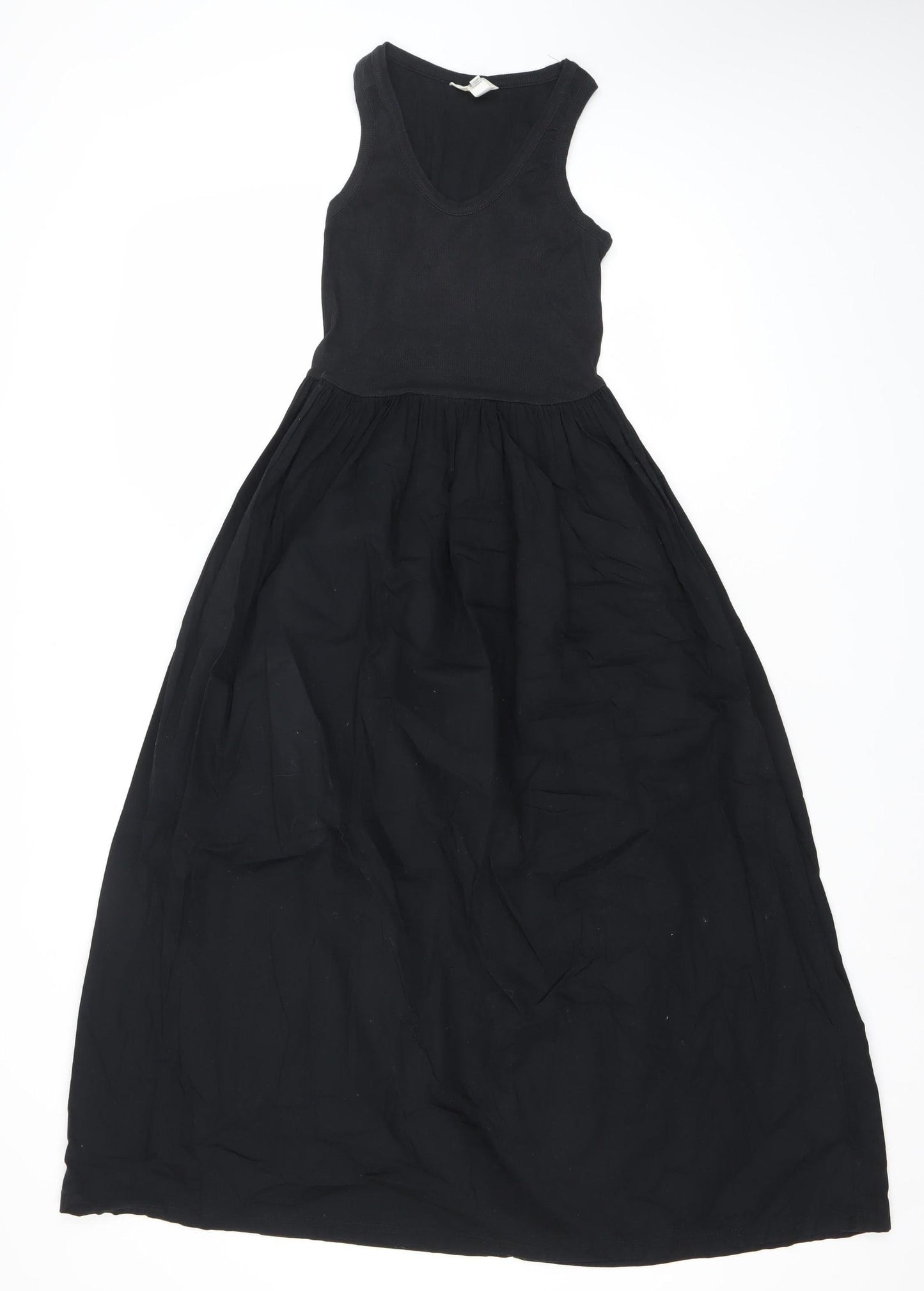 River Island Women’s Black Size 6 Fit & Flare Midi Dress