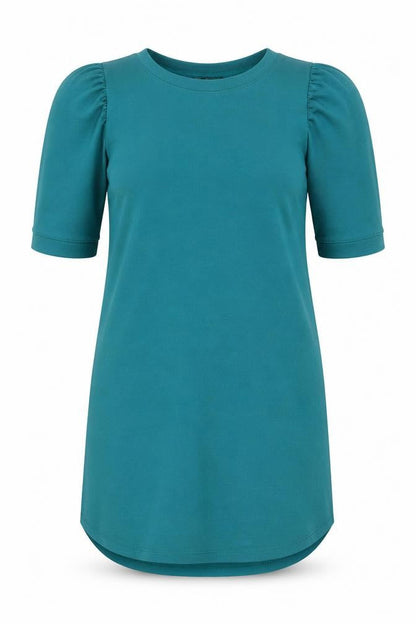 Zara Women’s Green Puff Sleeve T-Shirt Dress Size 8