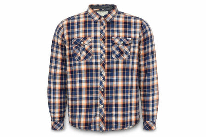 Blend Men's Blue Plaid Cotton Long Sleeve Button-Up Shirt L