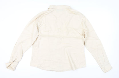 Womens UK Size 18 Hilditch & Key Beige Classic Button-Up