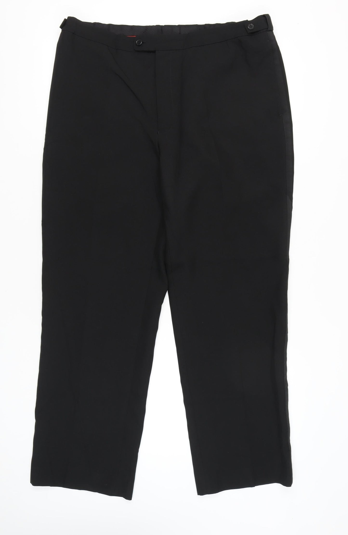 1860 Menswear Men's Black Formal Dress Pants Size 41 Waist