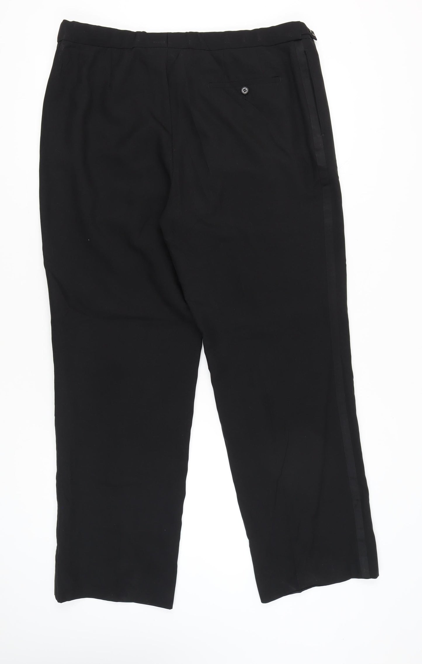 1860 Menswear Men's Black Formal Dress Pants Size 41 Waist
