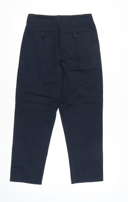 Farah Men’s Blue Chino Trousers Size 28R Cotton Blend