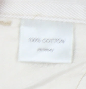Van Heusen Womens Beige Capri Trousers Size 6 Cotton Casual