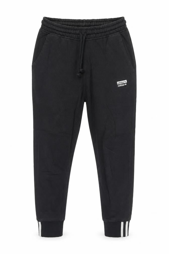 Womens UK Size 8 adidas Regular Fit Jogger Black Trousers
