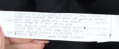 Zara Women Black Strapless Wide-Leg Jumpsuit Size S Cotton