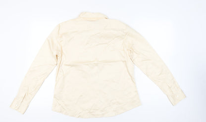 Womens UK Size 18 Hilditch & Key Beige Classic Button-Up