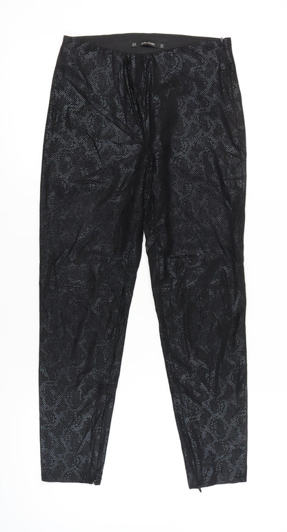 Zara Basic Women’s Black Animal Print Leggings Size M