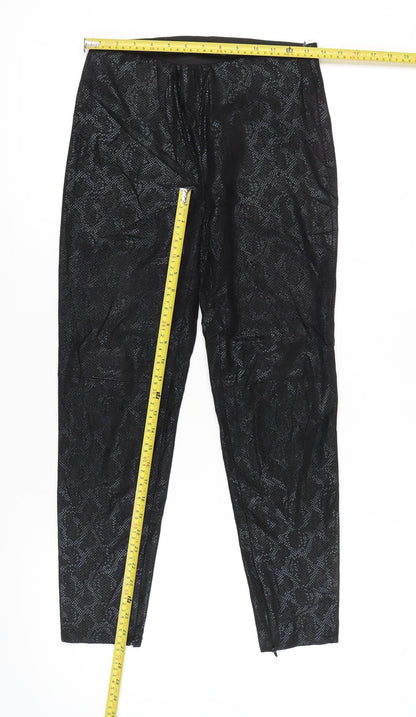 Zara Basic Women’s Black Animal Print Leggings Size M