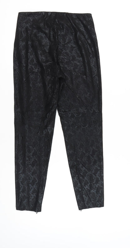 Zara Basic Women’s Black Animal Print Leggings Size M