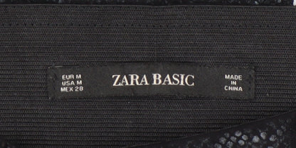 Zara Basic Women’s Black Animal Print Leggings Size M