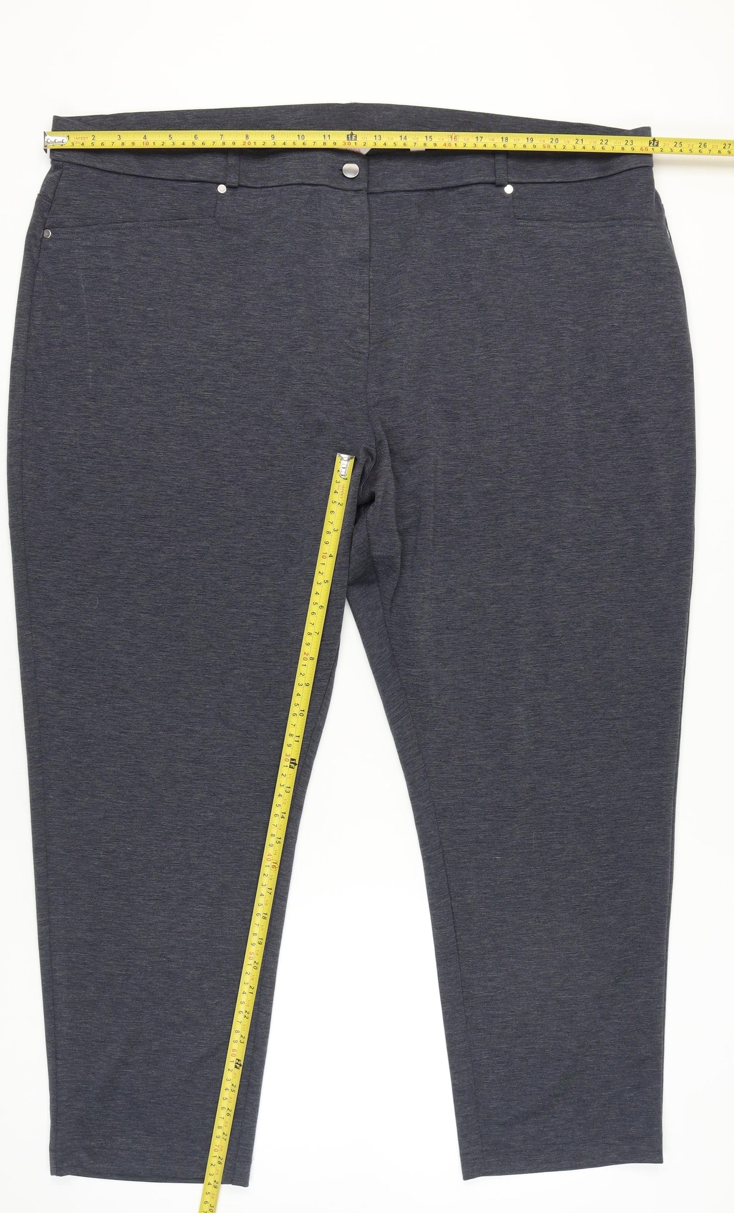 Womens UK Size 20 Julipa Regular Fit Casual Workwear Grey Trousers