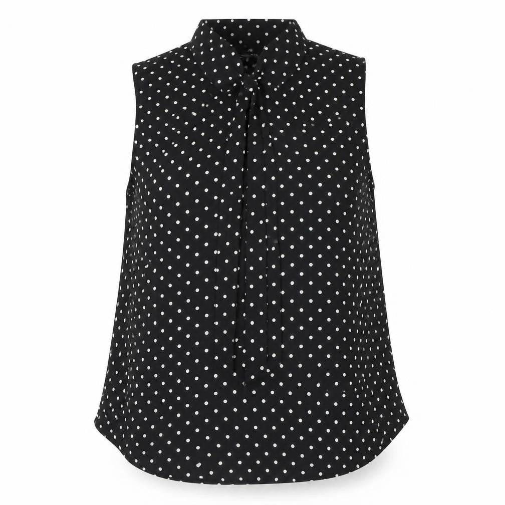 Womens UK Size M Adrianna Papell Black Tunic Blouse