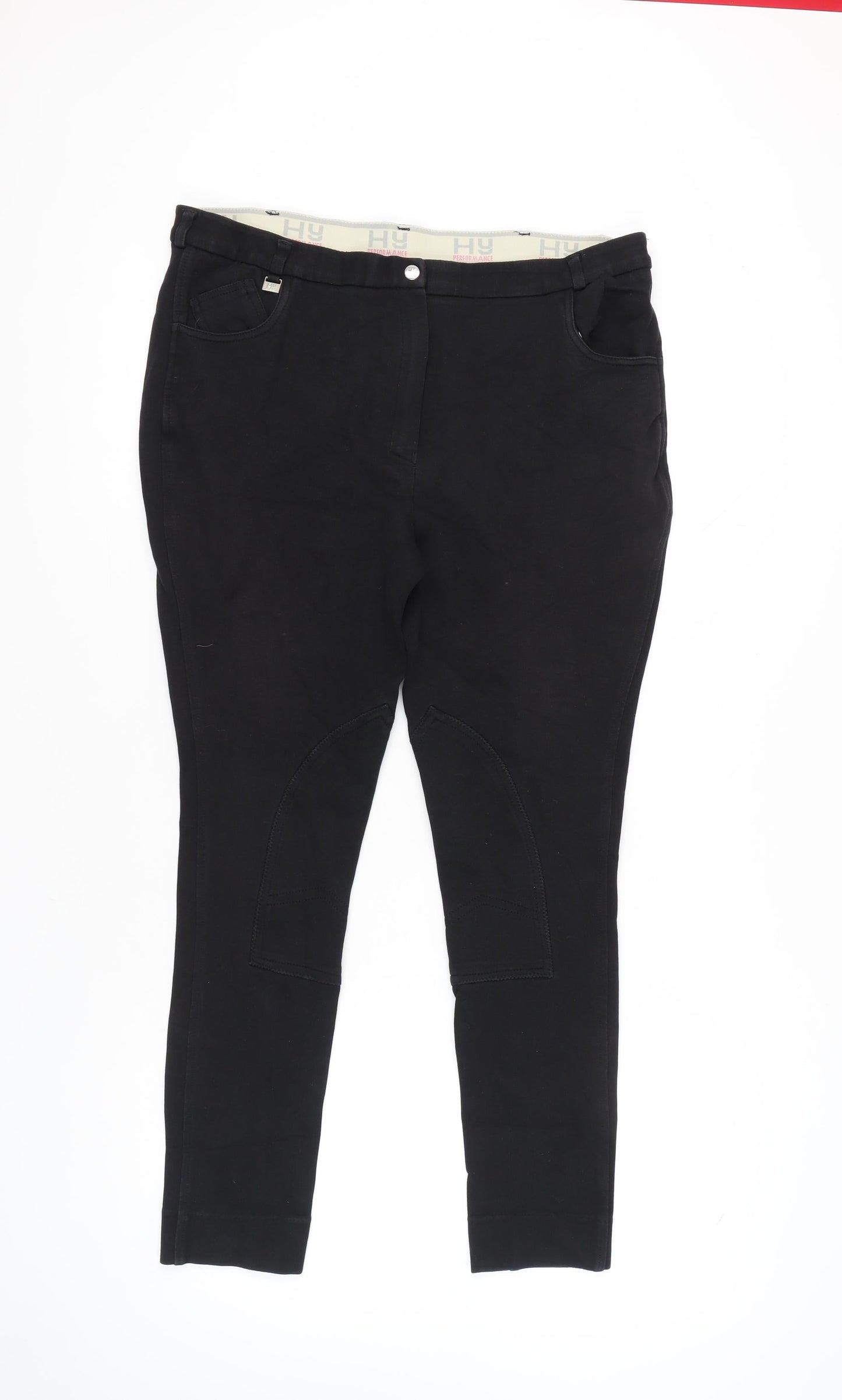 Hy Performance Womens Black Size 10 Slim Jegging Trousers